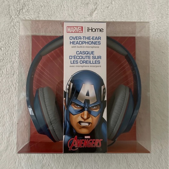 iHome Captain America Kids Noise-Canceling Over Ear Headphones - Picture 2 of 12